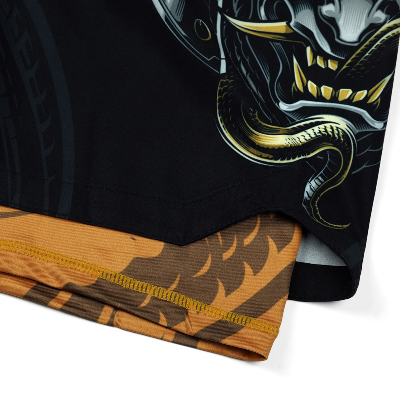 GROUNDGAME oni hybrid FIGHTSHORTS - BLACK